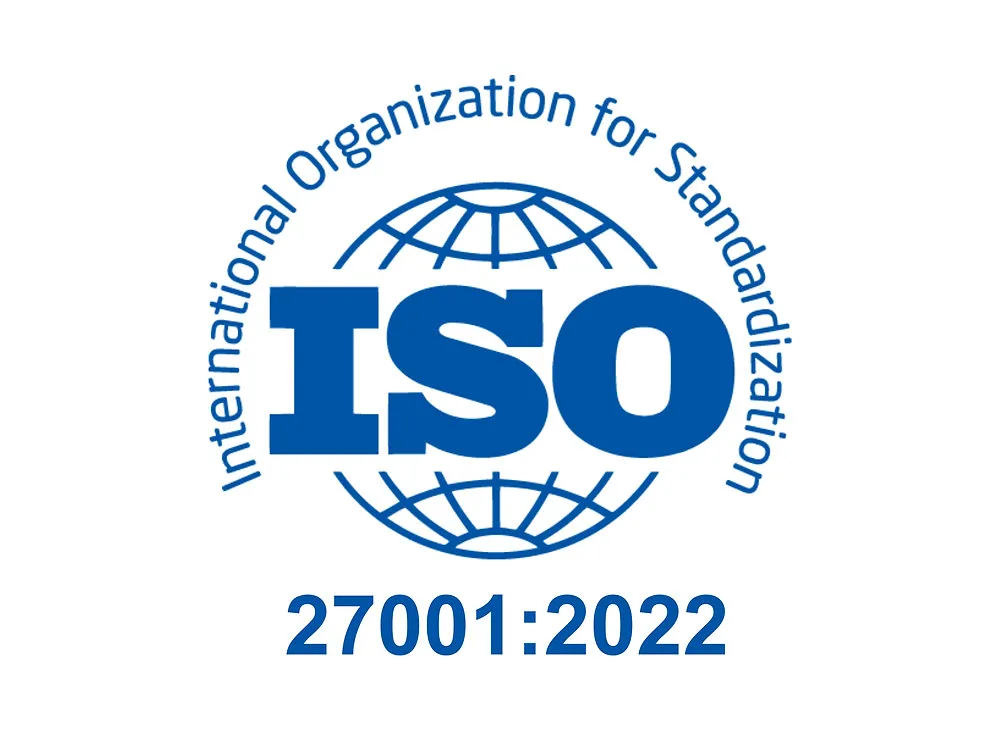 ISO/IEC 27001:2022 Certified